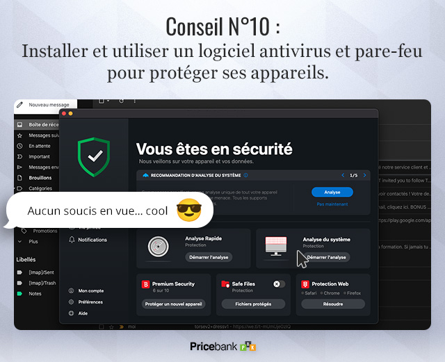 Installer un logiciel antivirus pour protéger ses appareils