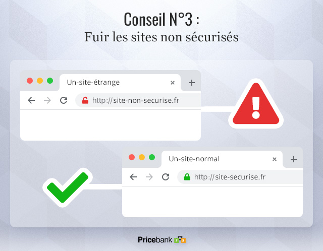 Fuir les sites non sécurisés