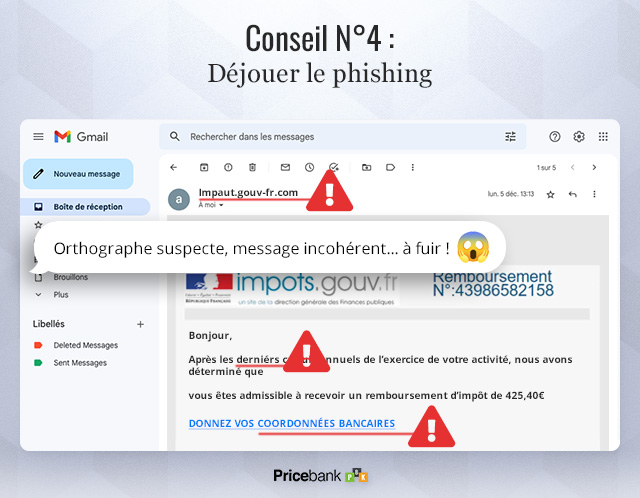 Déjouer le phishing