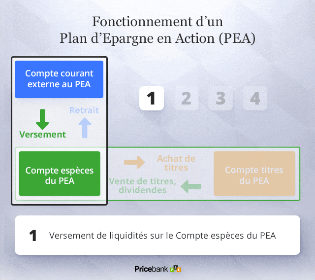 Fonctionnement d'un Plan d'Epargne en Action (annimation)