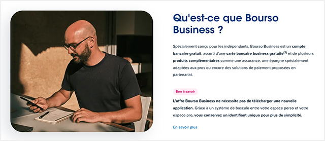 Compte pro Boursobank