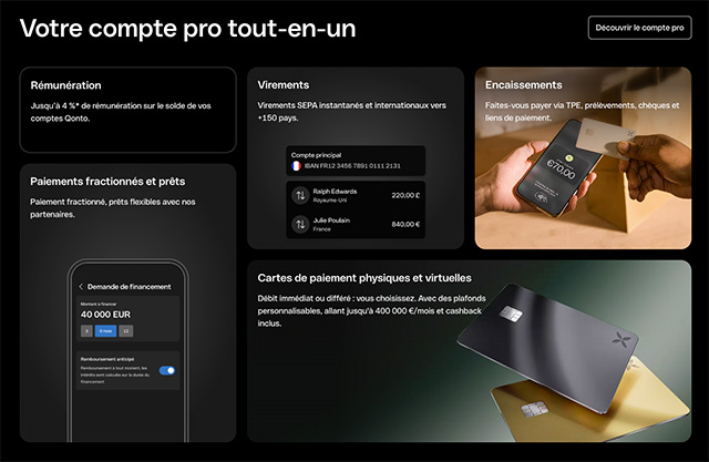 Compte pro Qonto