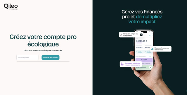 ouverture compte pro Qiléo