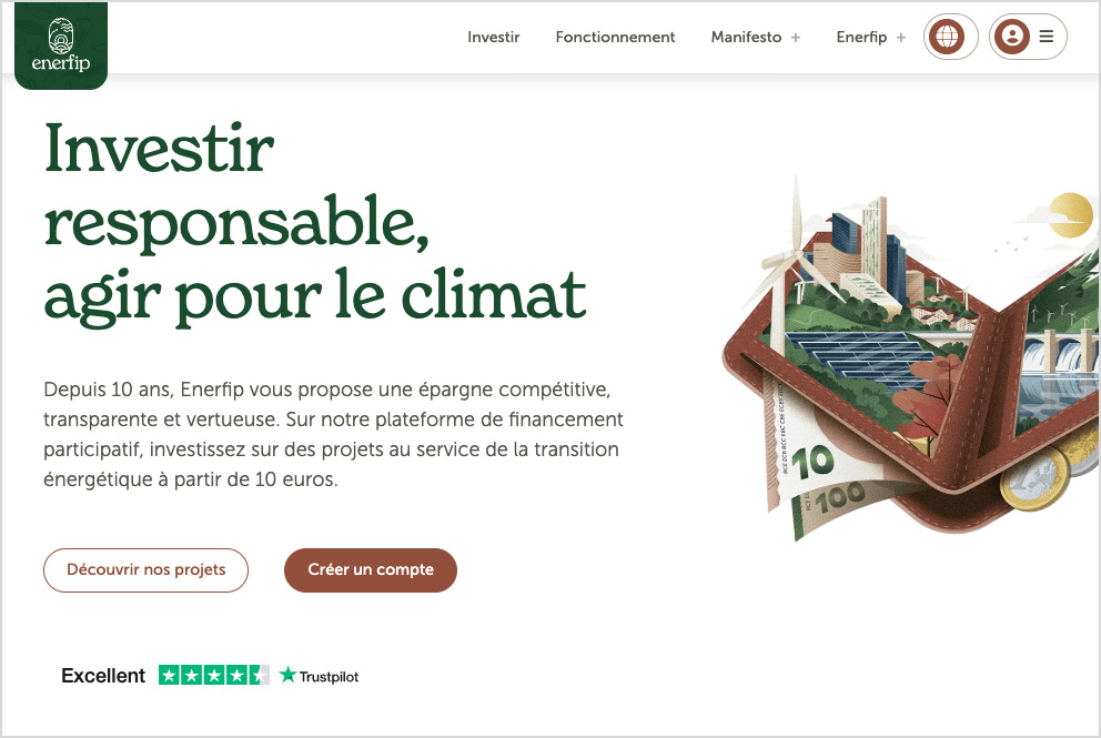 Site internet de Enerfip